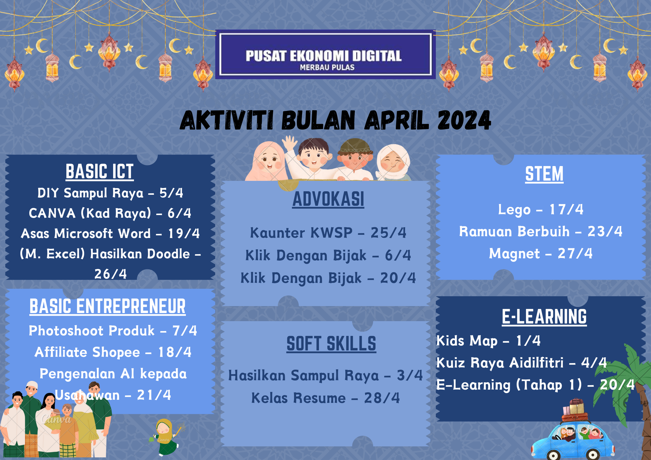 Aktiviti Bulan April 2024