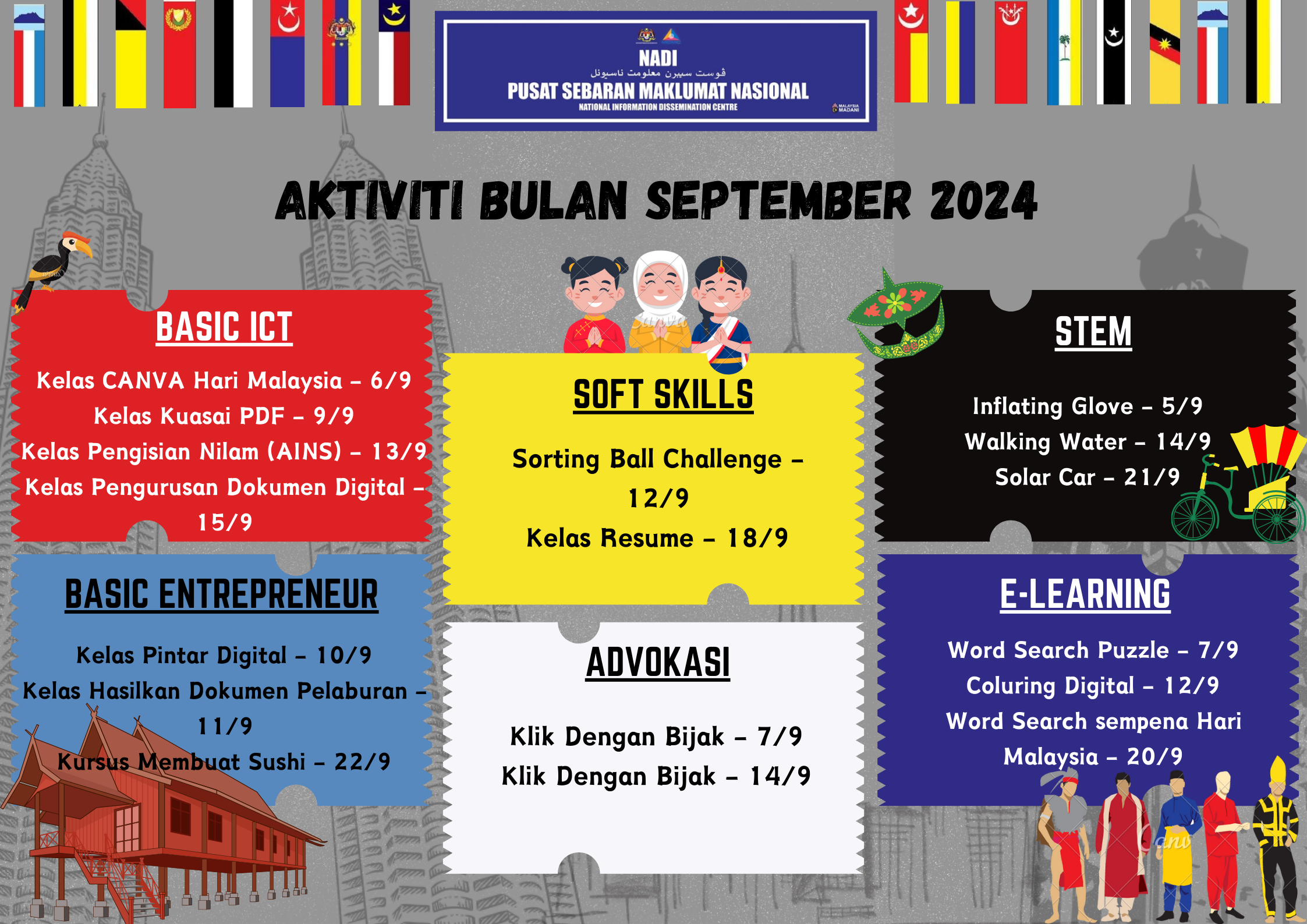 Aktiviti Bulan September 2024